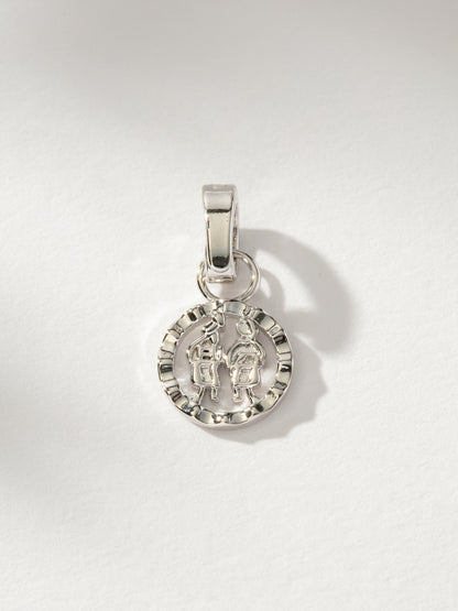 ["Zodiac Charm ", " Silver Gemini ", " Product Image ", "  Uncommon James"]