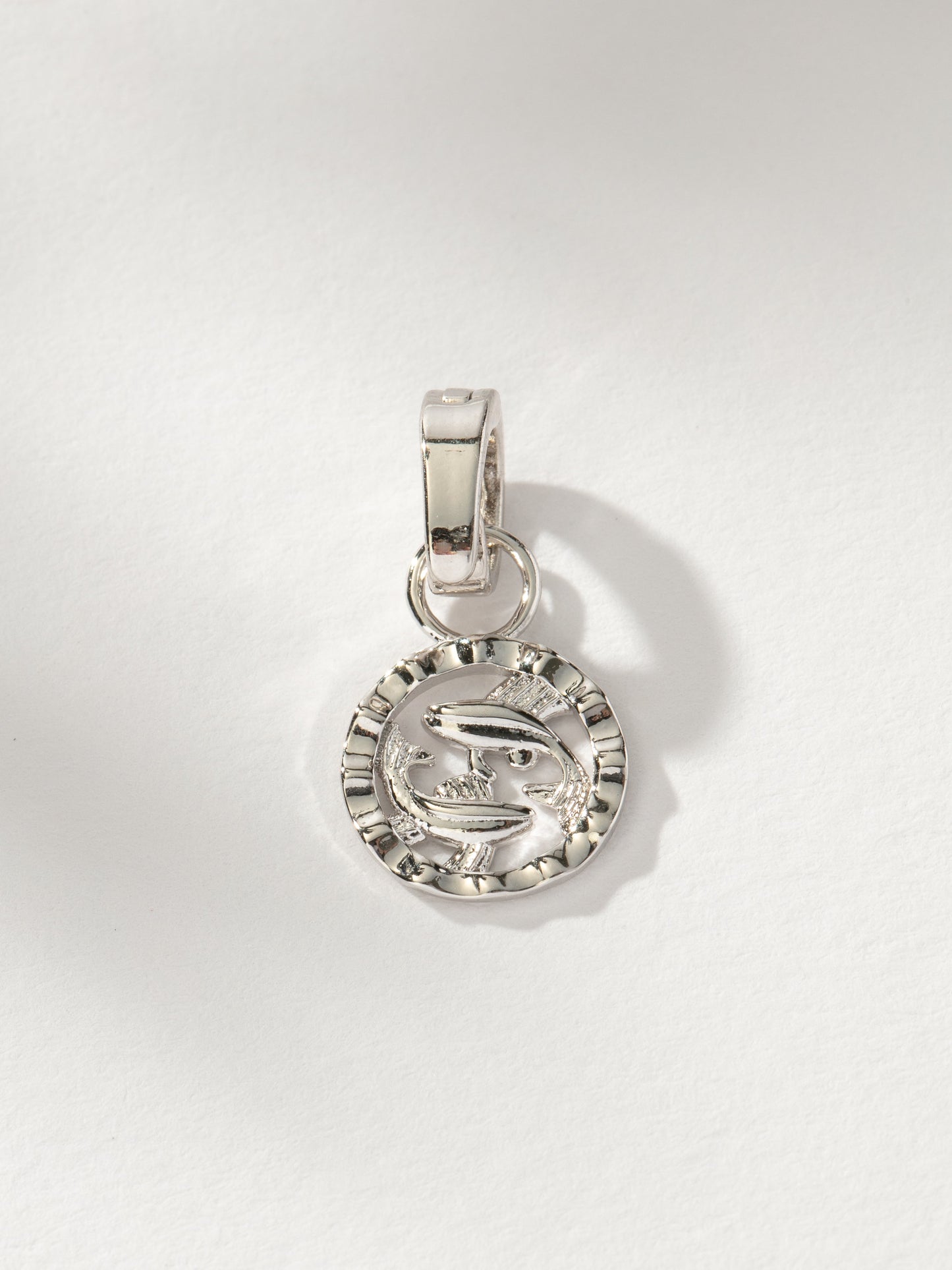 Zodiac Charm | Silver Pisces | Product Image |  Uncommon James