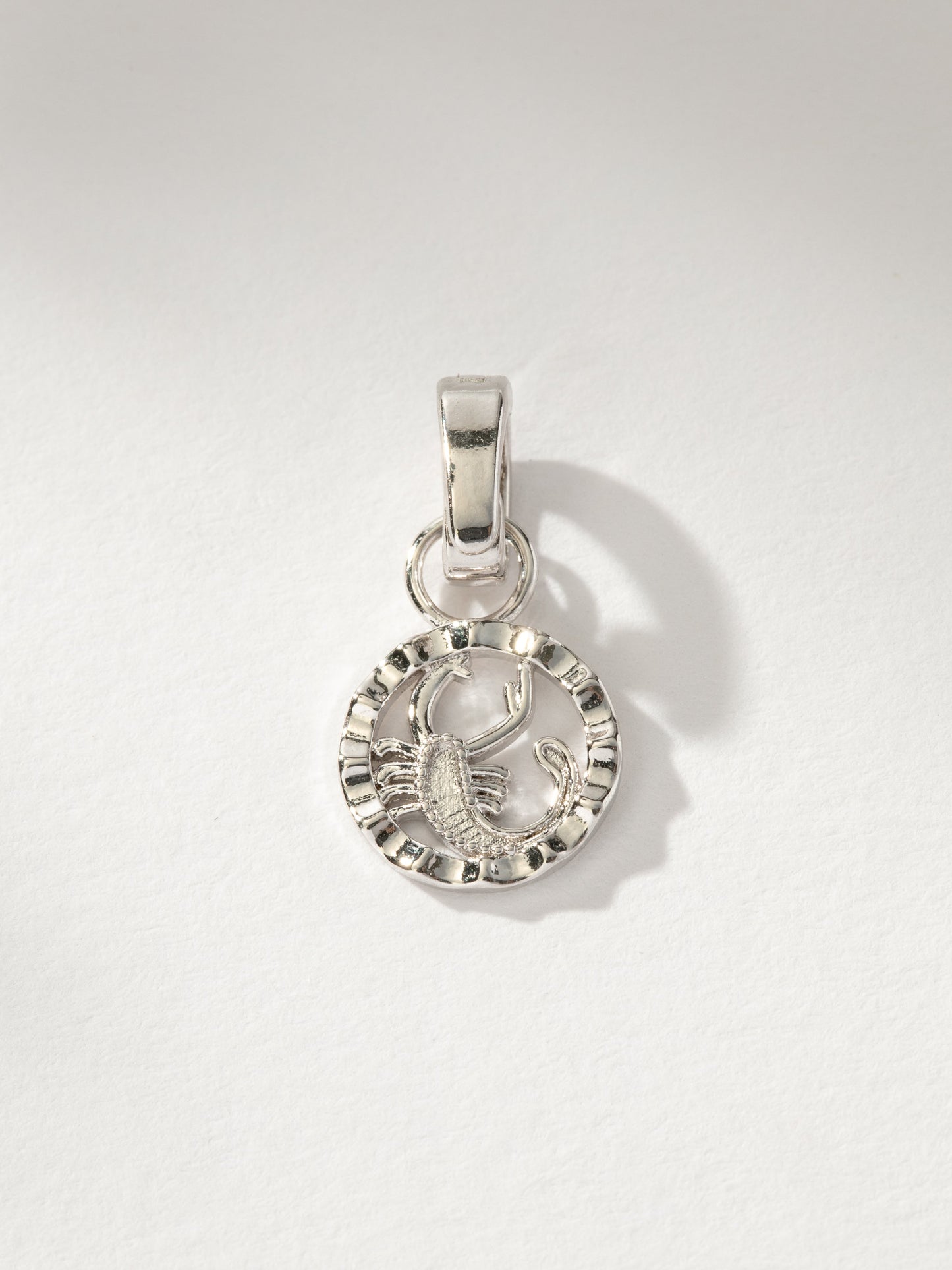 Zodiac Charm | Silver Scorpio | Product Image |  Uncommon James