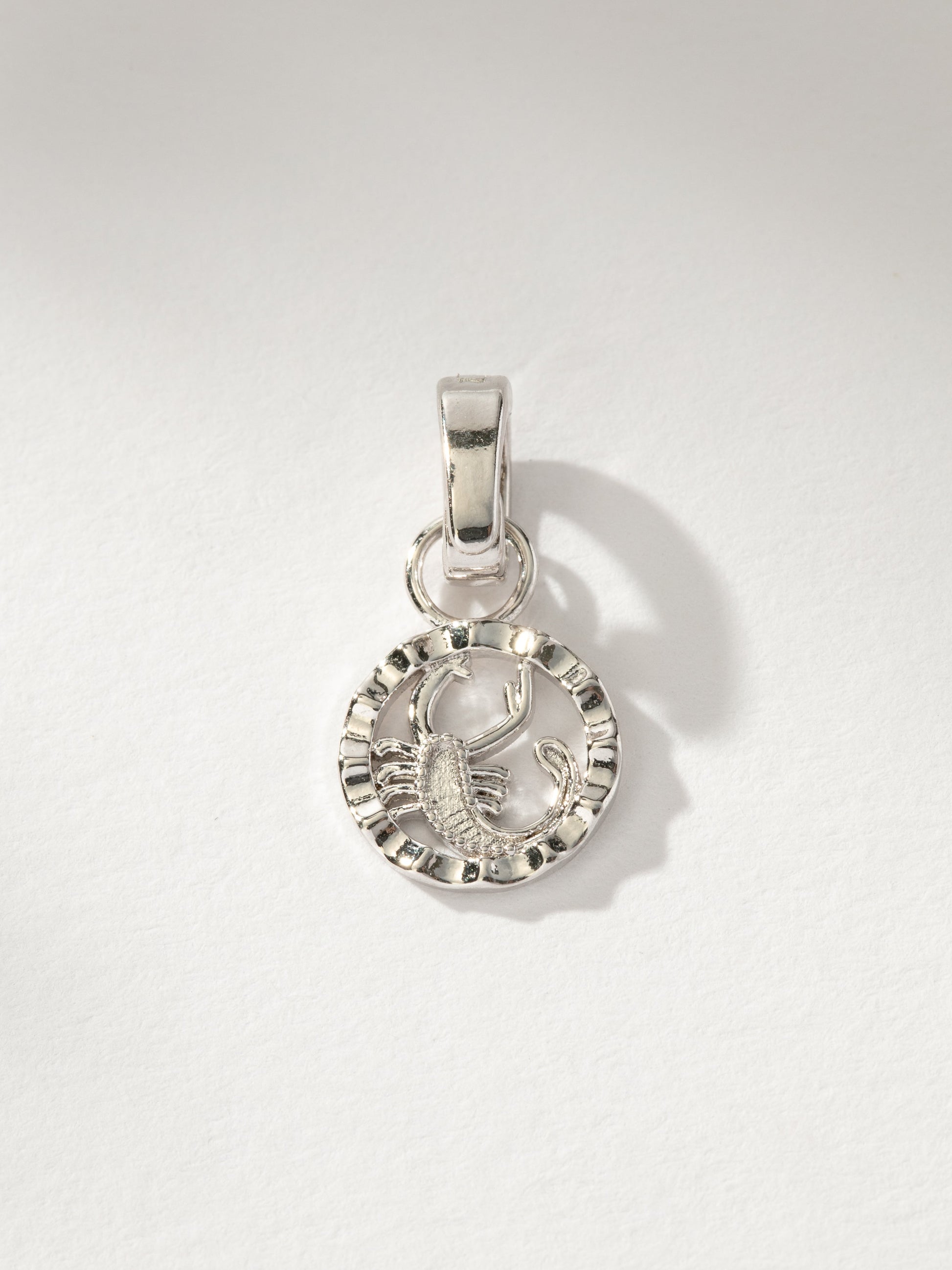 Zodiac Charm | Silver Scorpio | Product Image |  Uncommon James