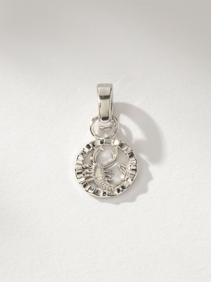 ["Zodiac Charm ", " Silver Scorpio ", " Product Image ", "  Uncommon James"]