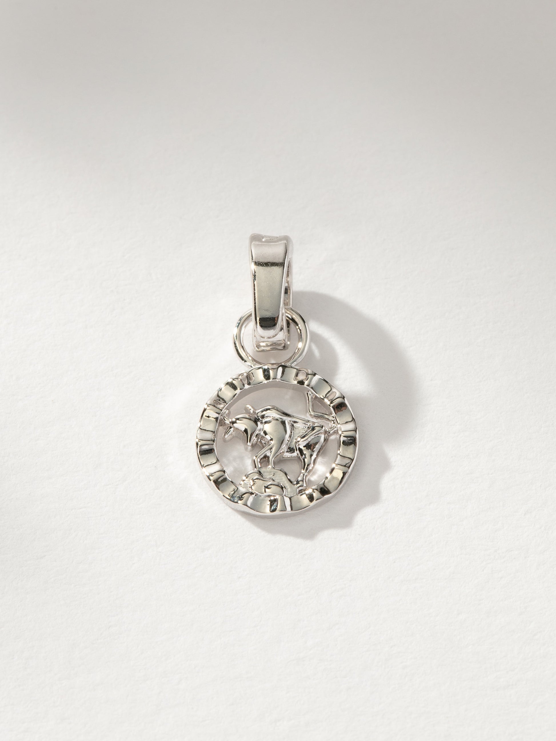 Zodiac Charm | Silver Taurus | Product Image |  Uncommon James