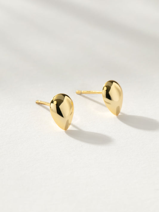 Droplet Stud Earrings | Gold | Product Image | Uncommon Jame