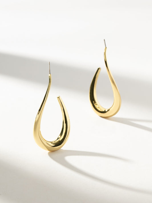 Plot Twist Statement Earrings | Model Image | Uncommon James
