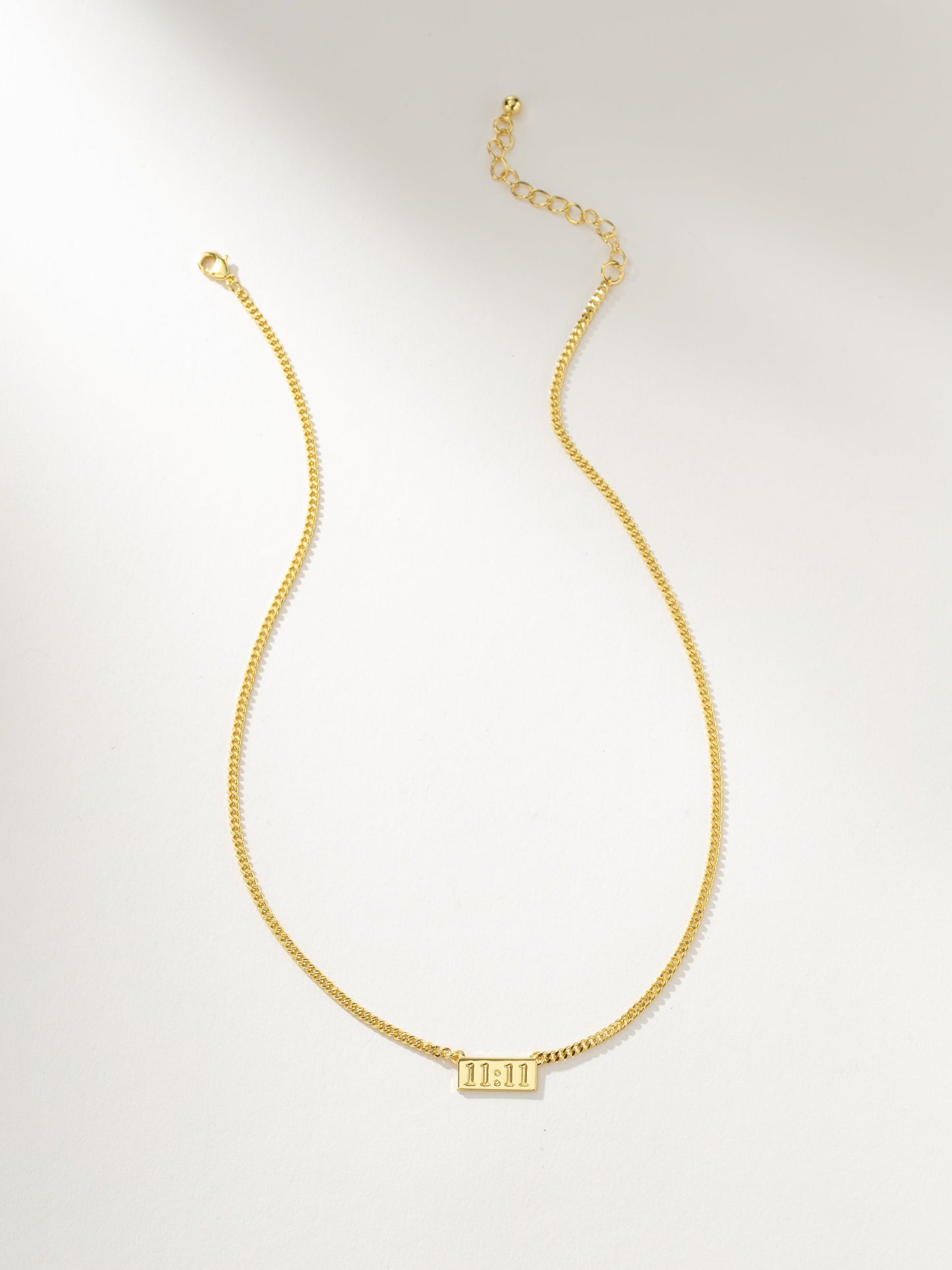 11:11 Pendant Necklace | Gold | Product Image | Uncommon James