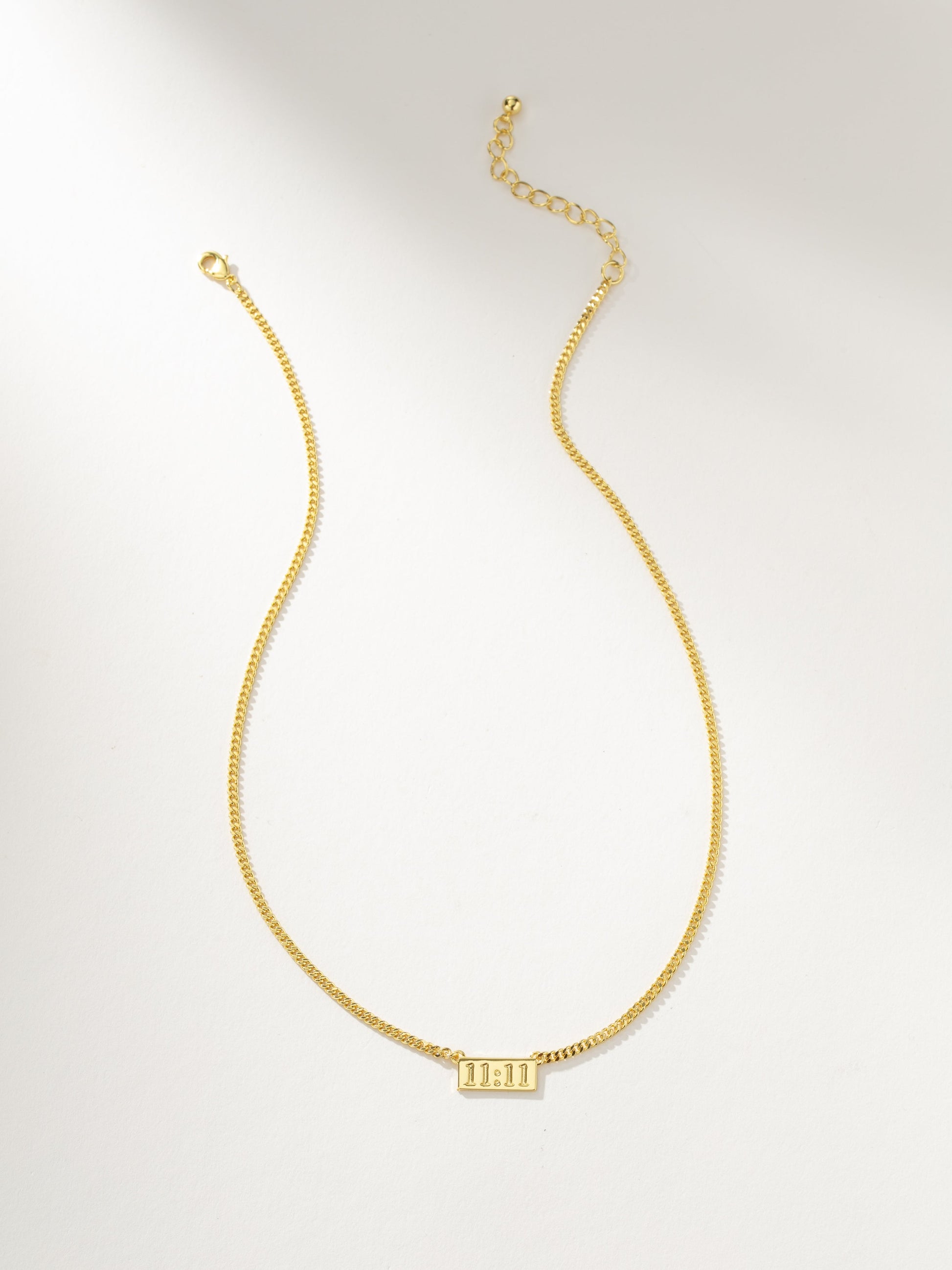 11:11 Pendant Necklace | Gold | Product Image | Uncommon James