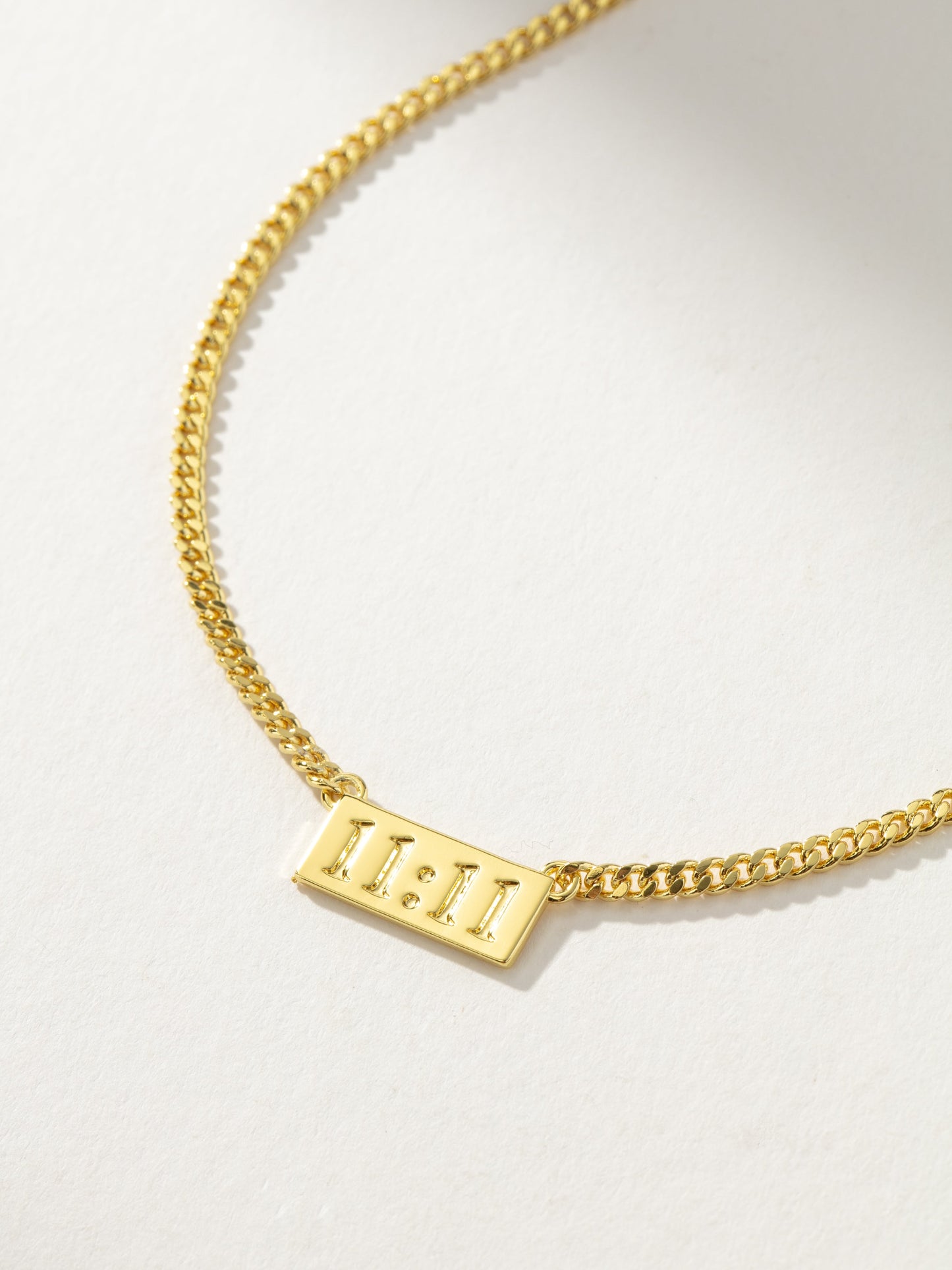 11:11 Pendant Necklace | Gold | Product Image | Uncommon James
