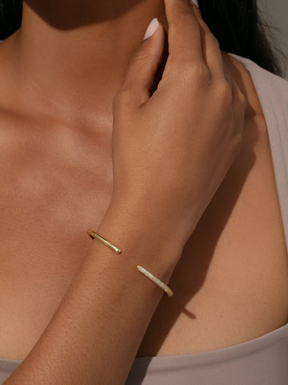 ["Let's Party Bracelet ", " Gold ", " Model Image ", " Uncommon James"]