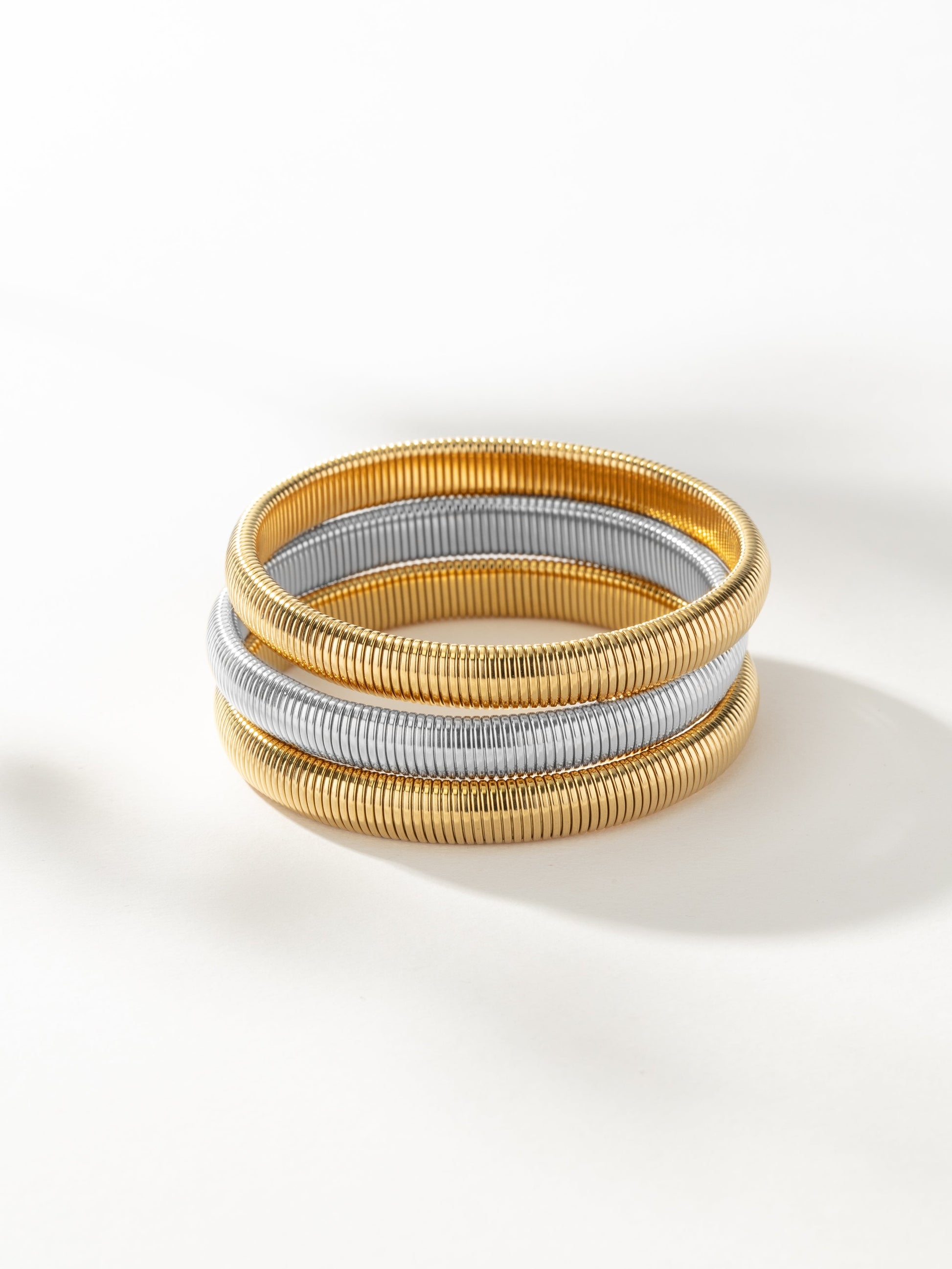Cleo Bracelet (Set of 3) | Mixed Metal | Product Image | Uncommon James