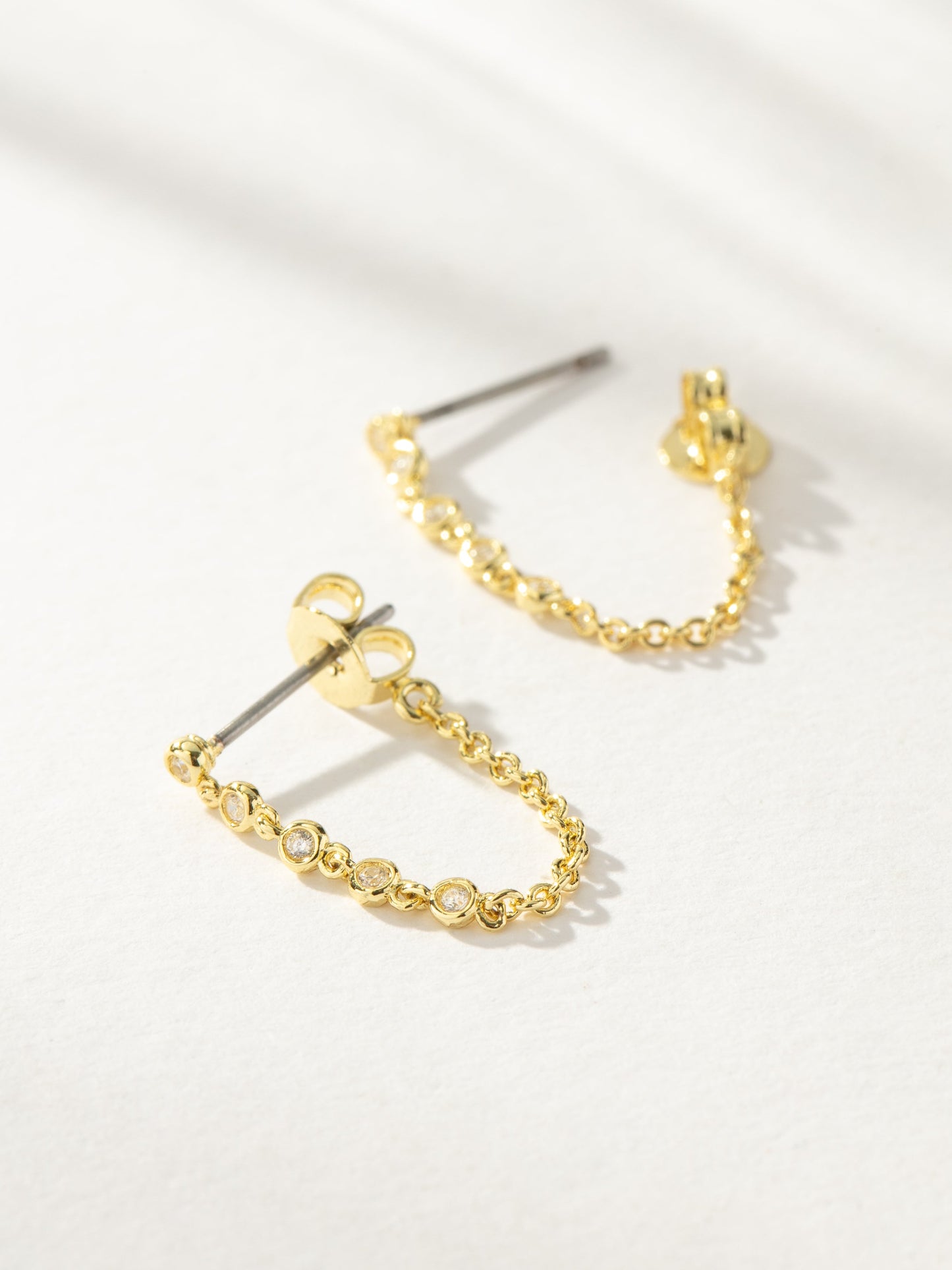 Easy Street Chain Earrings | Gold | Product Image | Uncommon James