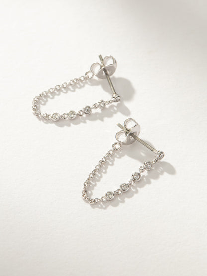 ["Easy Street Chain Earrings ", " Silver ", " Product Image ", " Uncommon James"]