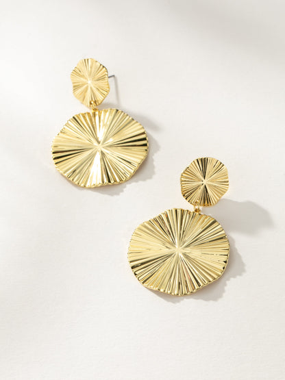 ["Red Carpet Statement Earrings ", " Gold ", " Product Image ", " Uncommon James"]