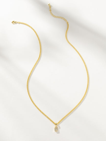 ["Birthstone Pendant Necklace ", " Gold April ", " Product Image ", " Uncommon James"]