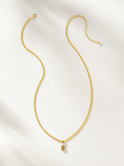 ["Birthstone Pendant Necklace ", " Gold November ", " Product Image ", " Uncommon James"]