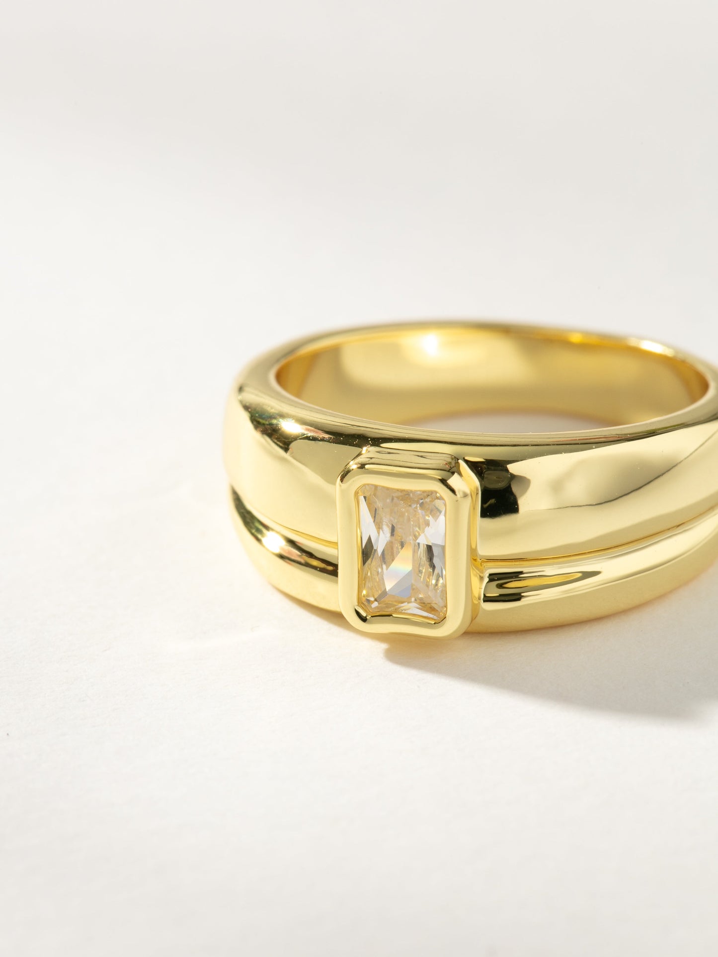 Birthstone Ring | Gold April | Product Image Detail | Uncommon James
