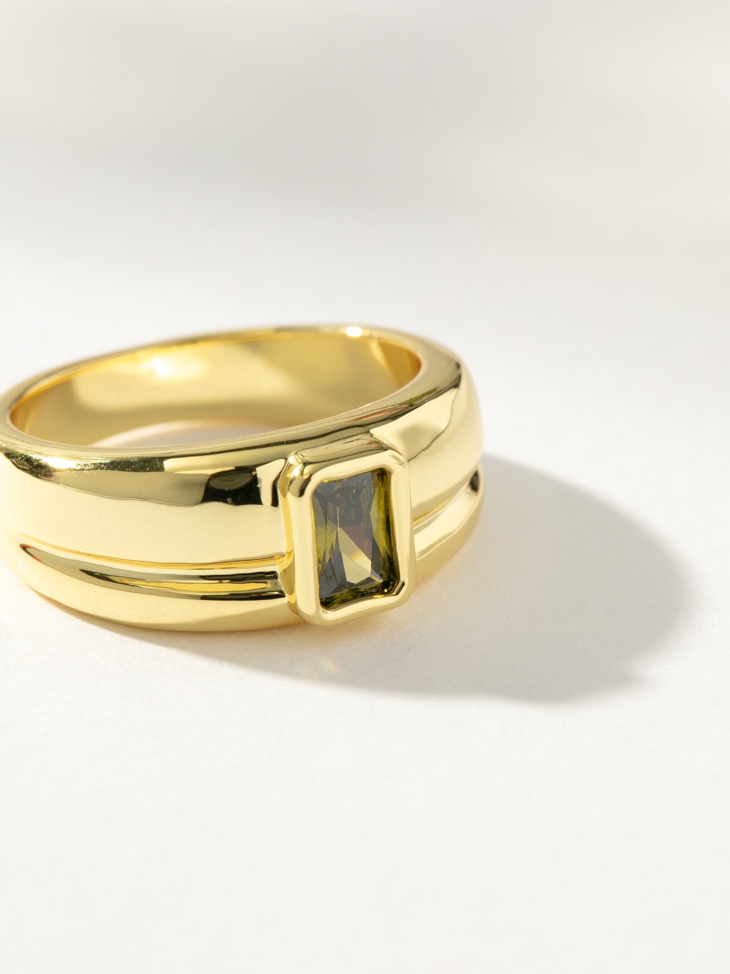 Birthstone Ring | Gold August | Product Detail Image | Uncommon James