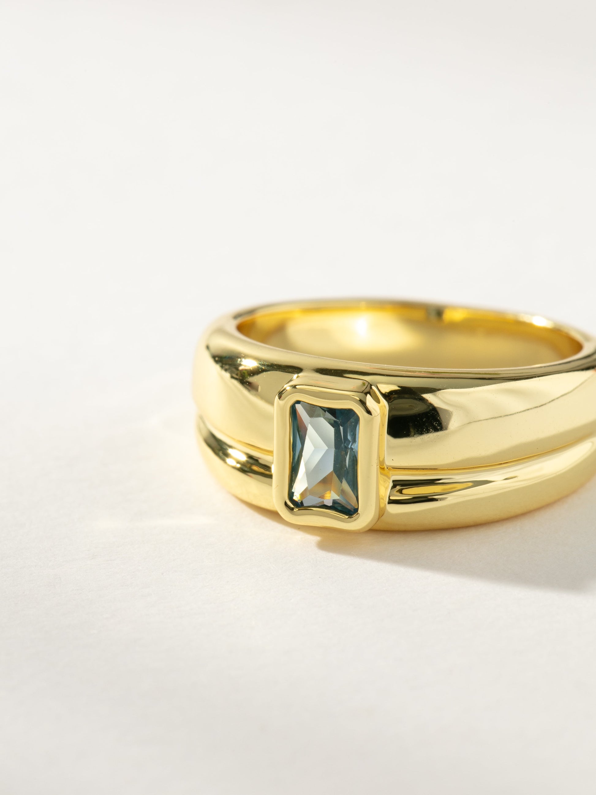 Birthstone Ring | Gold December | Product Detail Image | Uncommon James