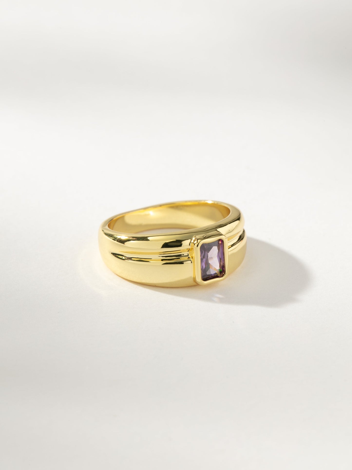 Birthstone Ring | Gold February | Product Image | Uncommon James