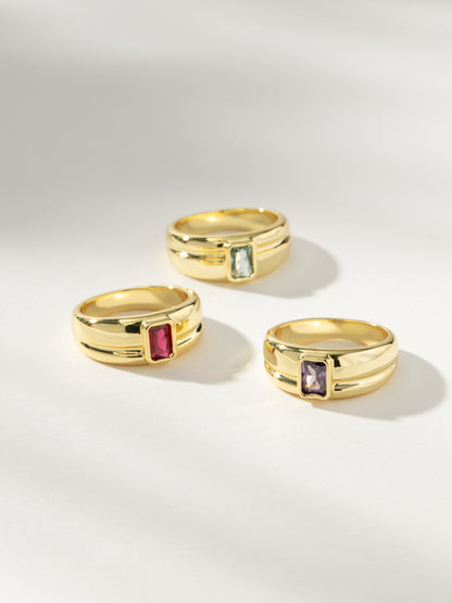 ["Birthstone Ring ", " Gold ", " Group Image ", " Uncommon James"]