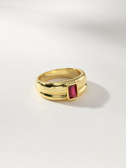 Birthstone Ring | Gold January | Product Image | Uncommon James