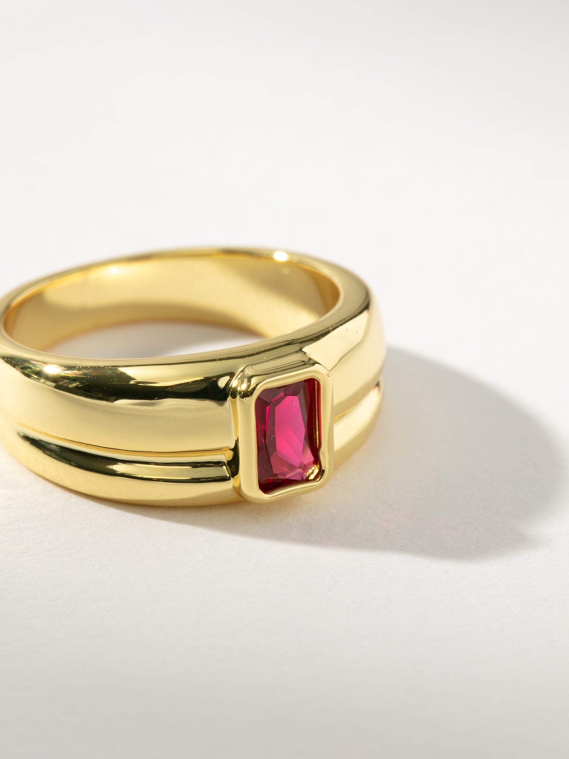 Birthstone Ring | Gold January | Product Image Detail | Uncommon James