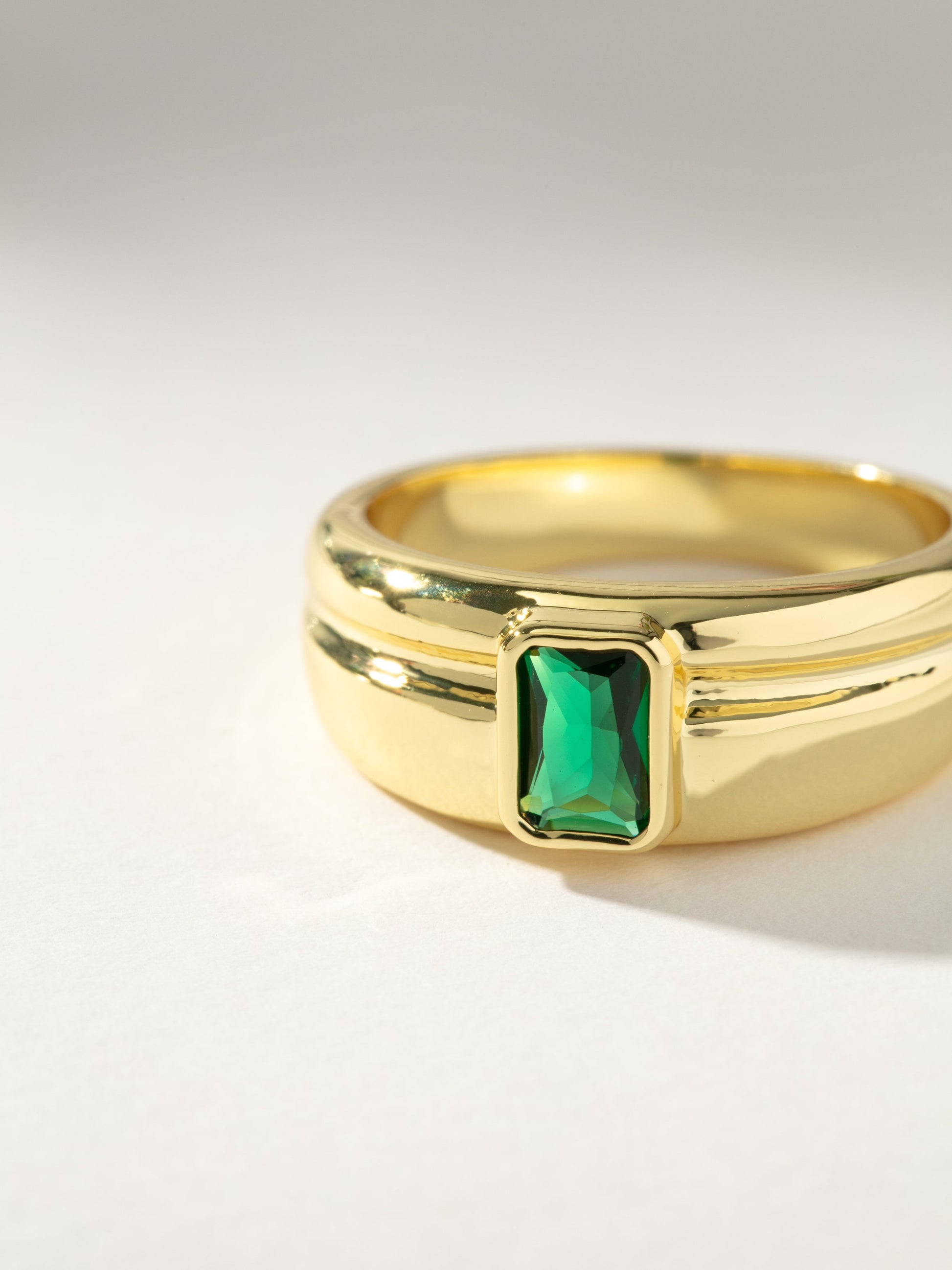 Birthstone Ring | Gold May | Product Detail Image | Uncommon James