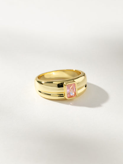 ["Birthstone Ring ", " Gold October ", " Product Image ", " Uncommon James"]