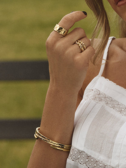 ["First Class Bracelet ", " Gold ", " Kristin Image ", " Uncommon James"]