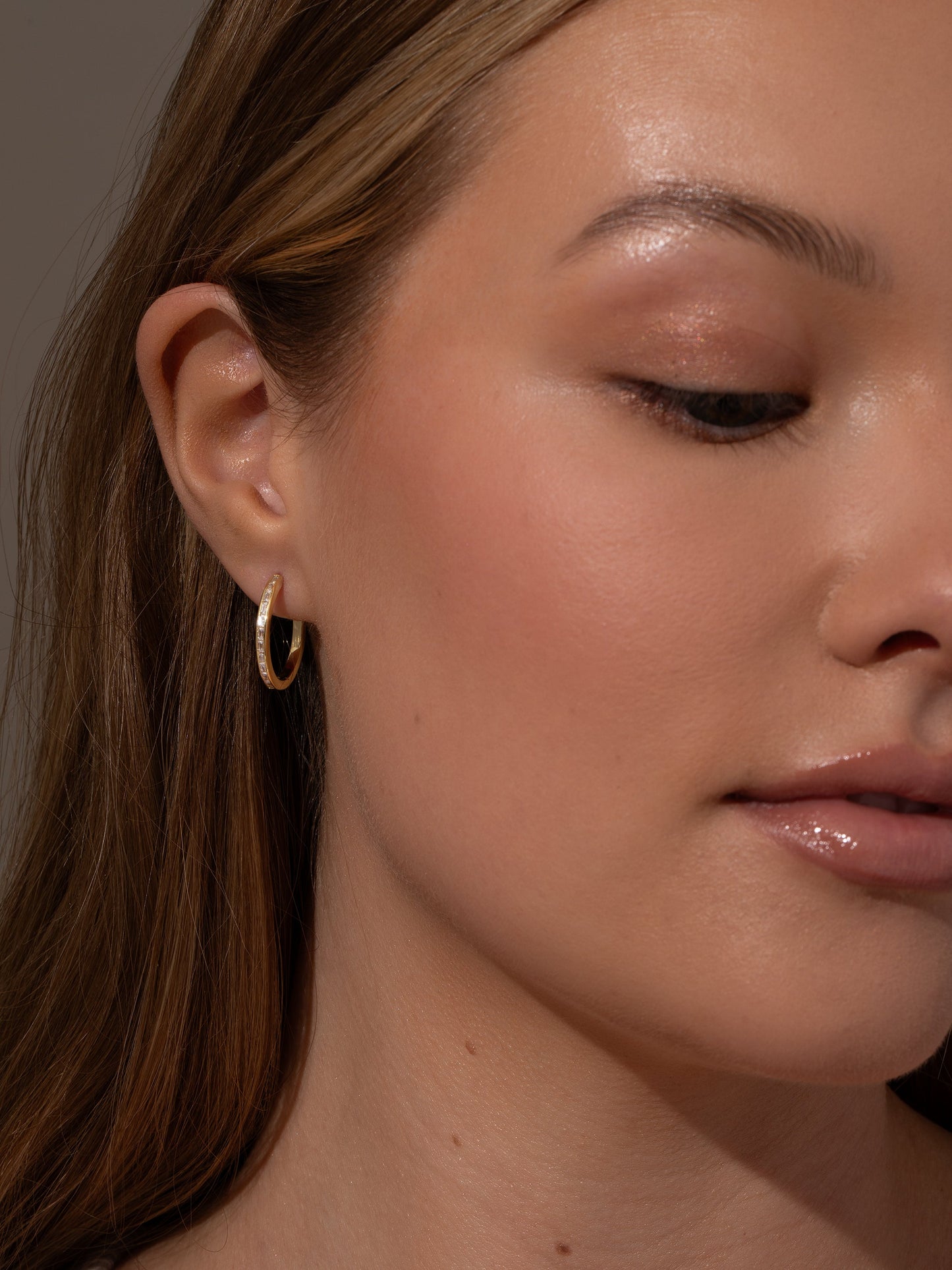 Shine On Hoop Earrings | Gold | Product Image | Uncommon James