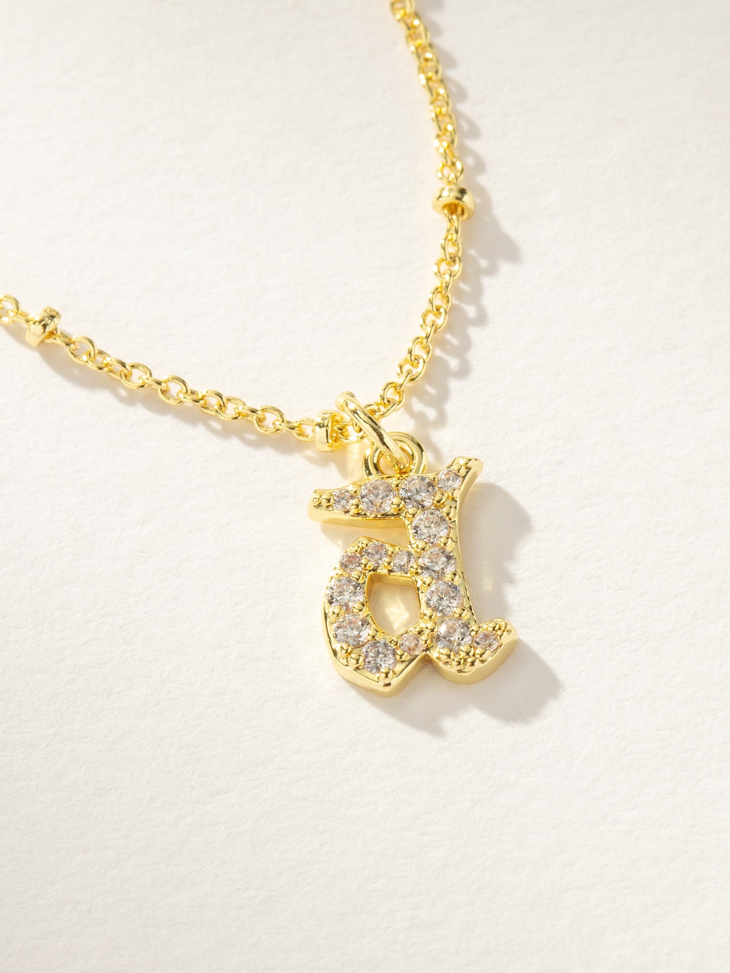 Made to Shine Initial Necklace | Gold | Product Image | Uncommon James