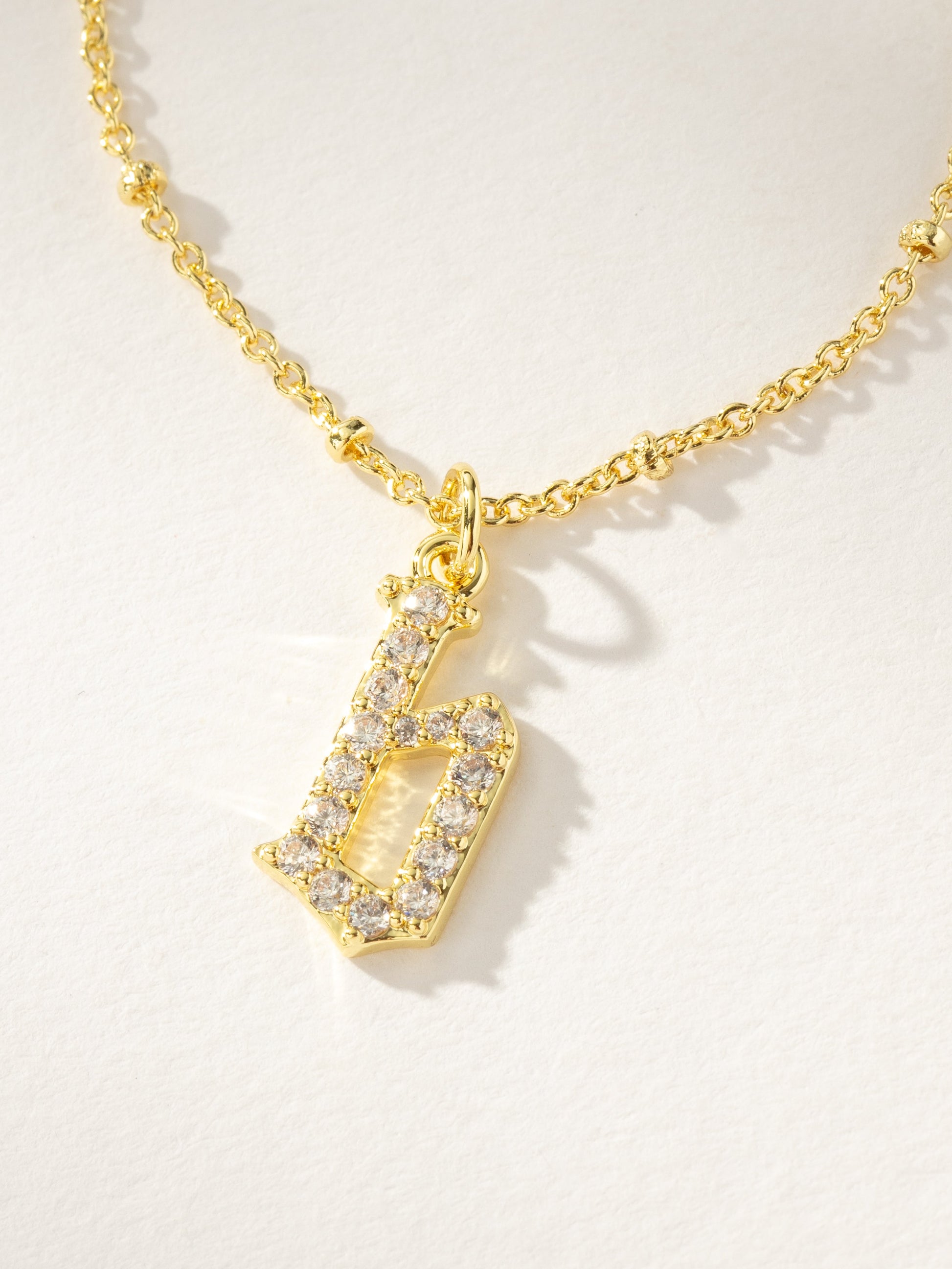 Made to Shine Initial Necklace | Gold | Product Image | Uncommon James