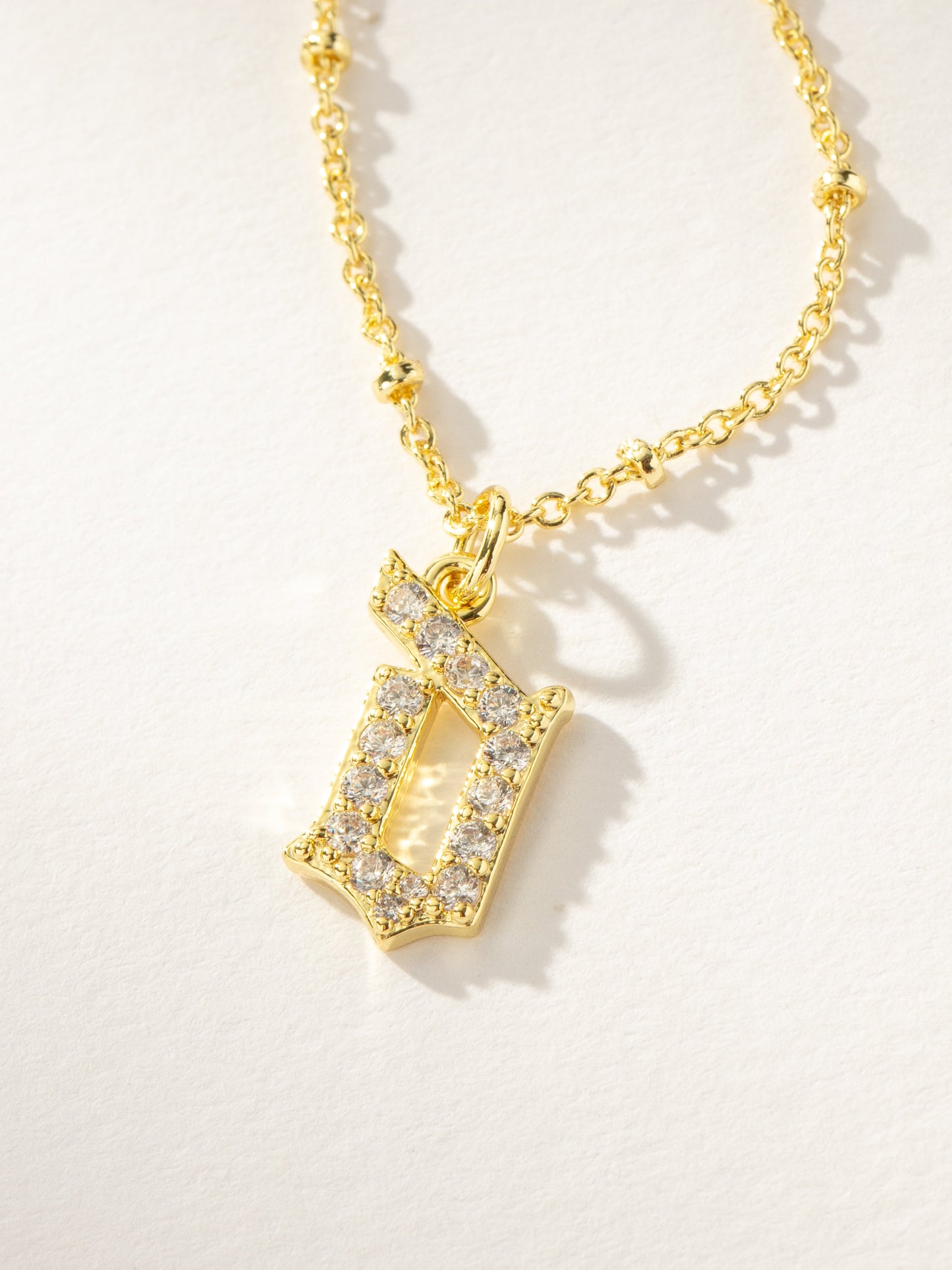 Made to Shine Initial Necklace | Gold | Product Image | Uncommon James