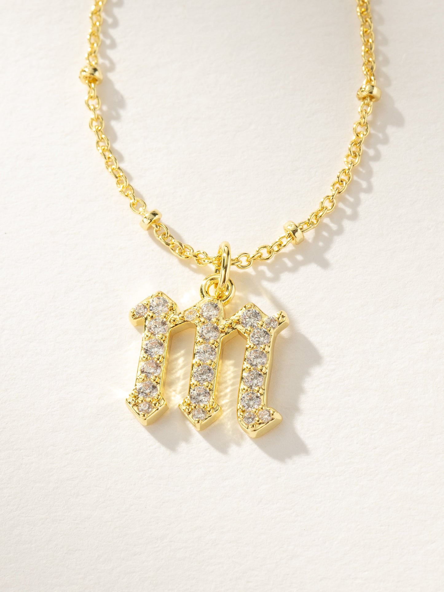 Made to Shine Initial Necklace | Gold | Product Image | Uncommon James