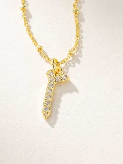 ["Made to Shine Initial Necklace ", " Gold ", " Product Image ", " Uncommon James"]