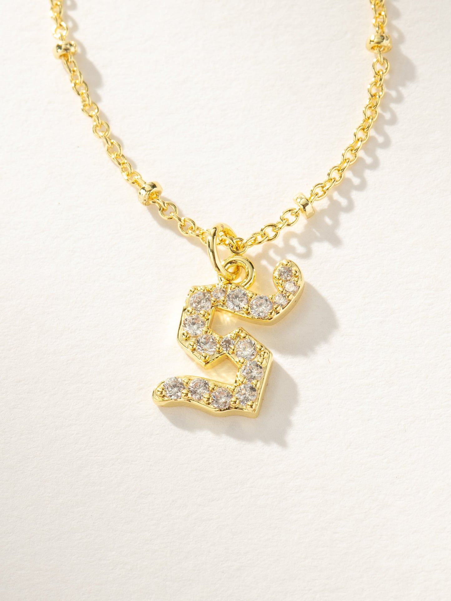 Made to Shine Initial Necklace | Gold | Product Image | Uncommon James