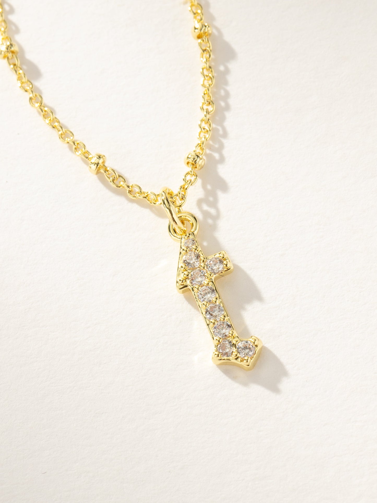Made to Shine Initial Necklace | Gold T | Product Image | Uncommon James