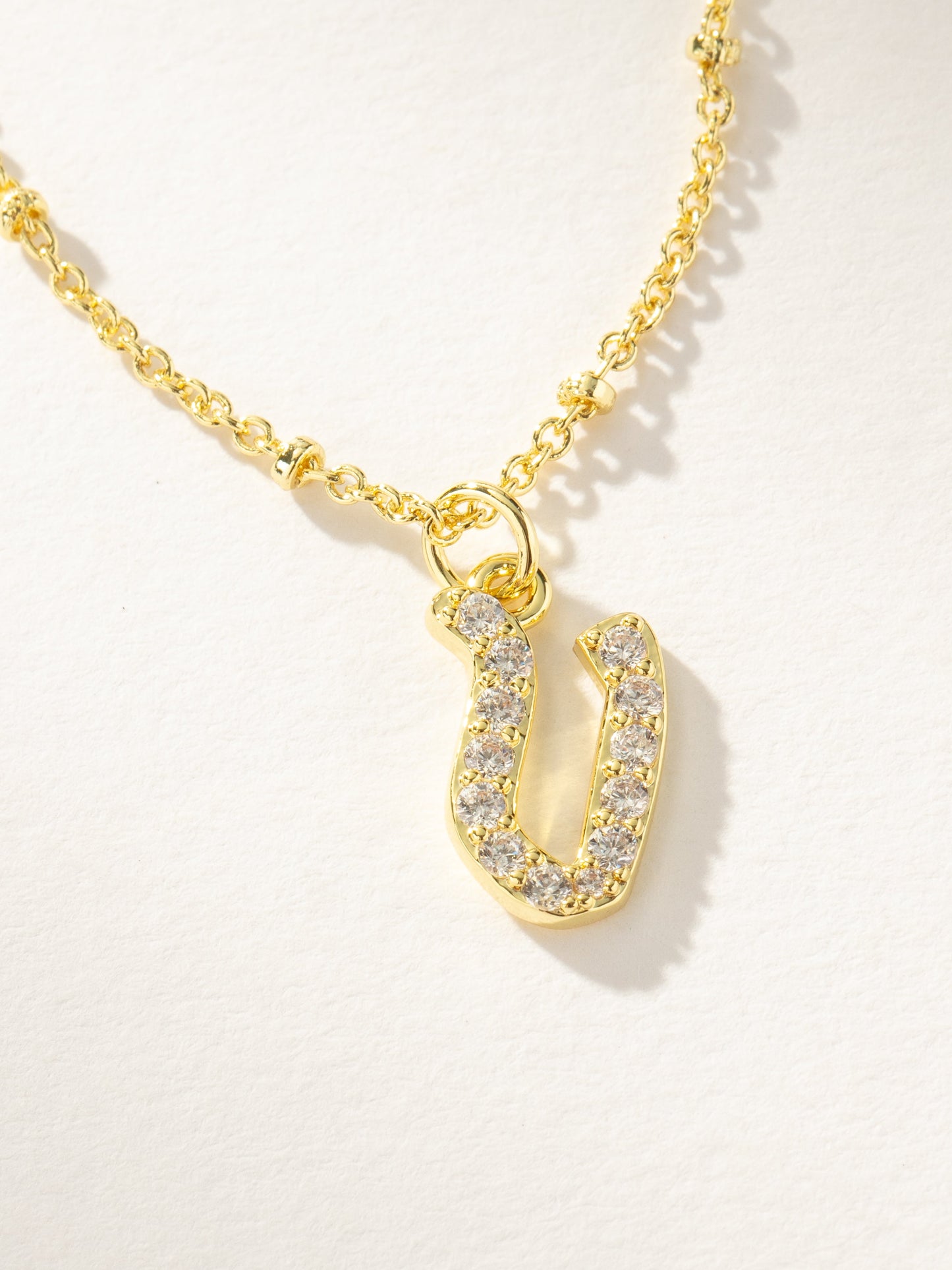 Made to Shine Initial Necklace | Gold | Product Image | Uncommon James