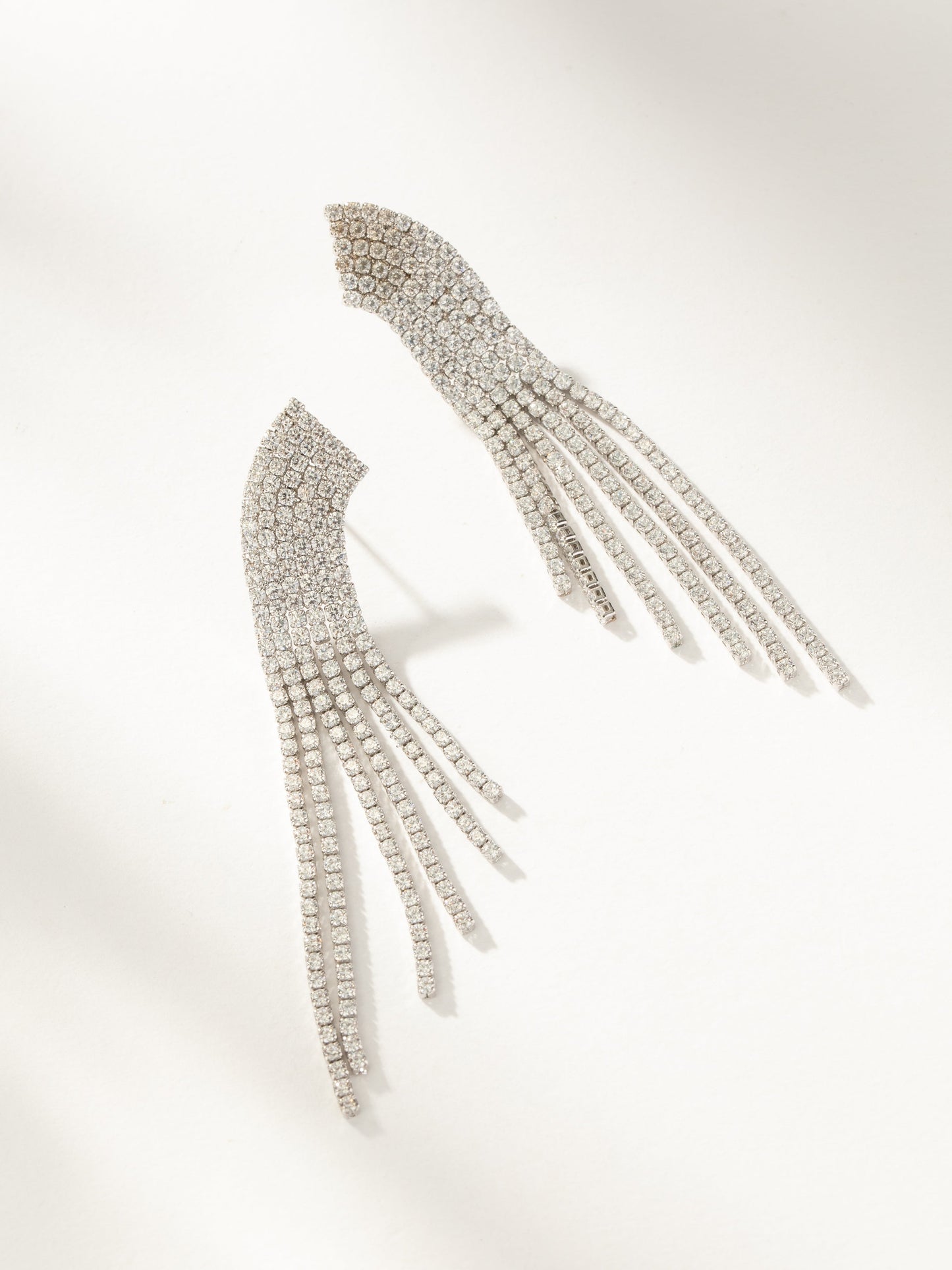 Up Late Statement Earrings | Silver | Product Image | Uncommon James