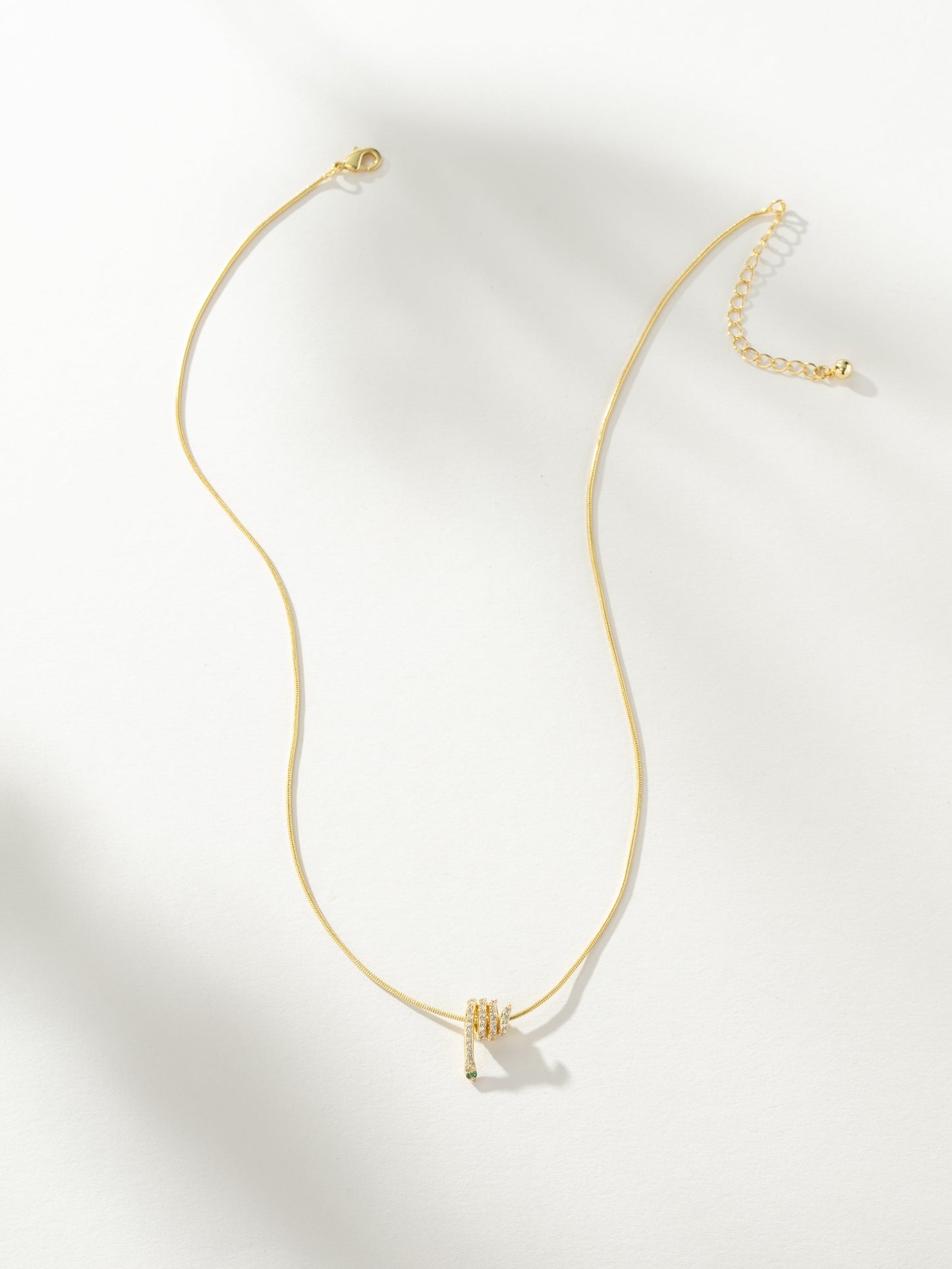 Coil Snake Chain Necklace | Gold | Product Image | Uncommon James
