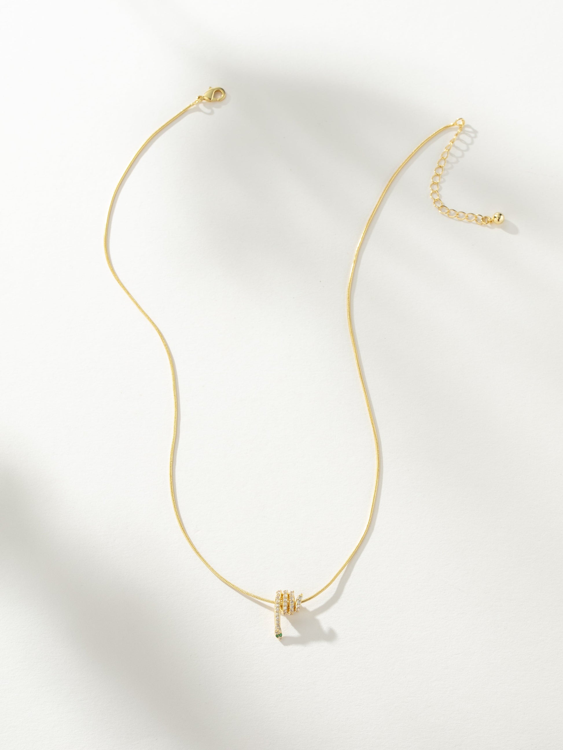 Coil Snake Chain Necklace | Gold | Product Image | Uncommon James