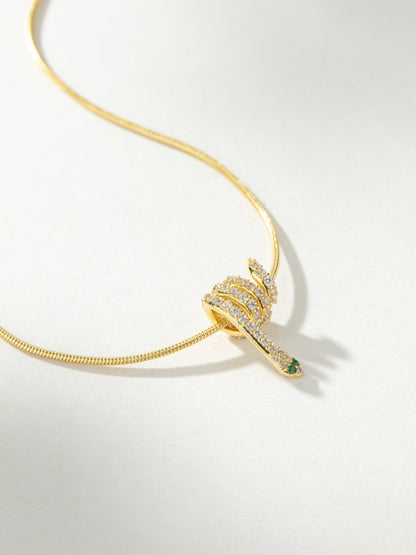 Coil Snake Chain Necklace | Gold | Product Image | Uncommon James