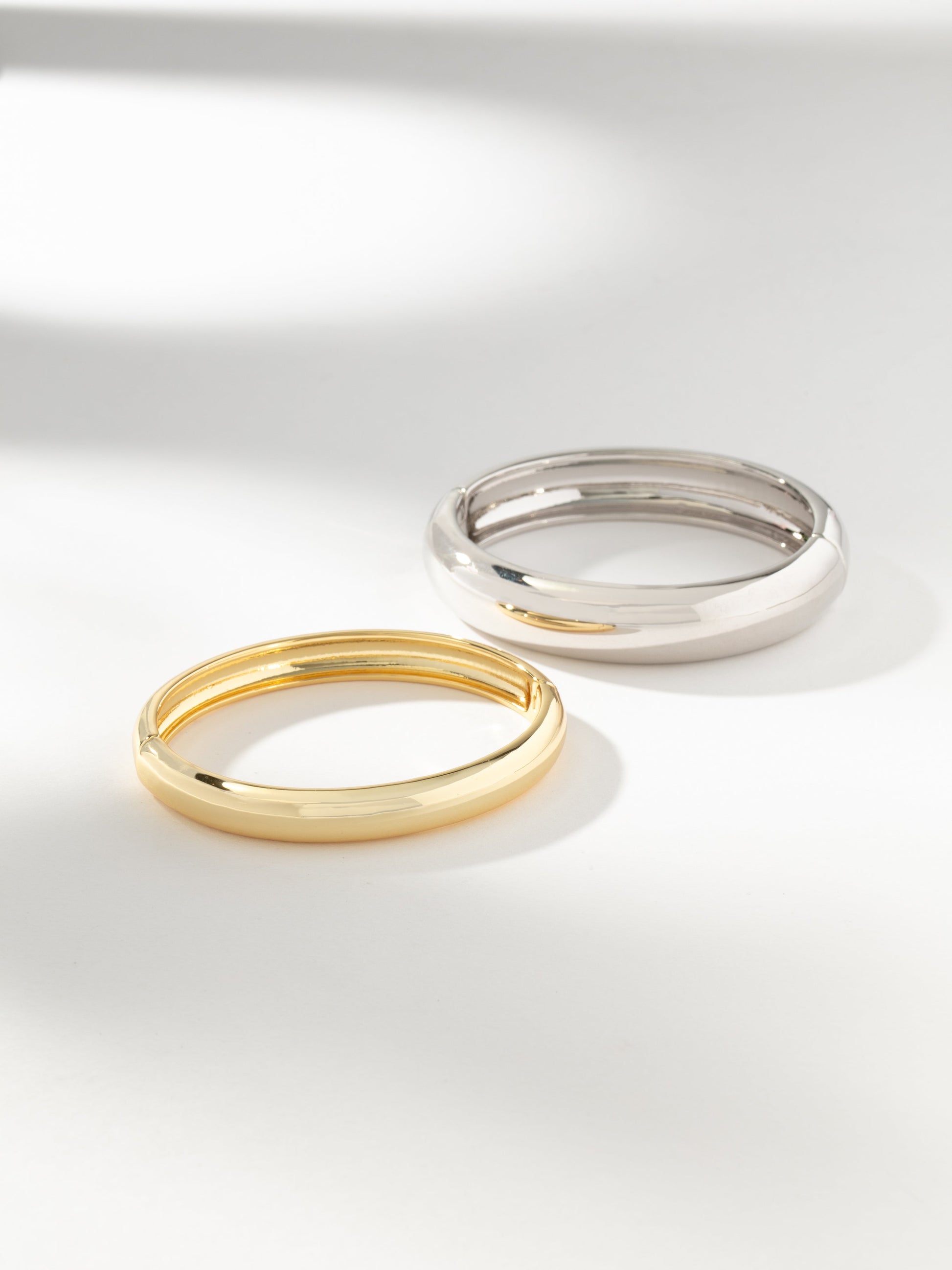 Mixed Metal Bangle Bracelet (Set of 2) | Mixed Metal | Product Image | Uncommon James