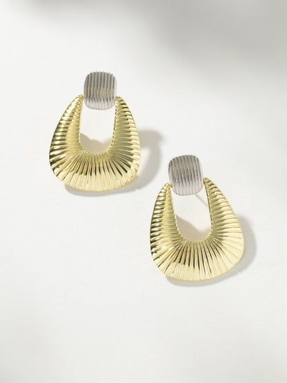 ["Mixed Metal Statement Earrings ", " Mixed Metal ", " Product Image ", " Uncommon James"]