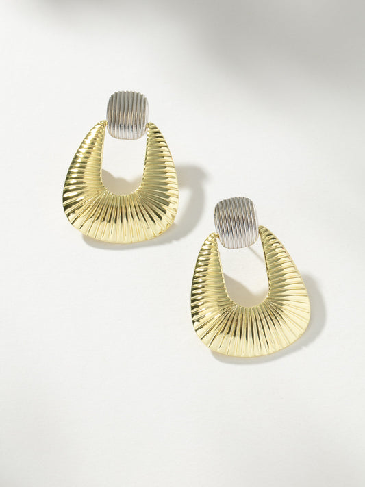 Mixed Metal Statement Earrings | Mixed Metal | Product Image | Uncommon James