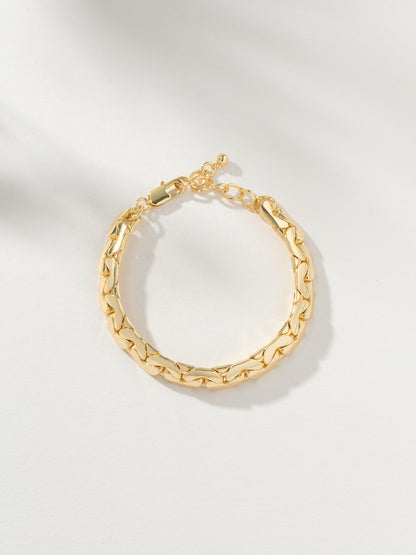 ["Eden Statement Chain Bracelet ", " Gold ", " Product Image ", " Uncommon James"]