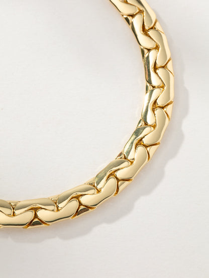 ["Eden Statement Chain Bracelet ", " Gold ", " Product Image ", " Uncommon James"]