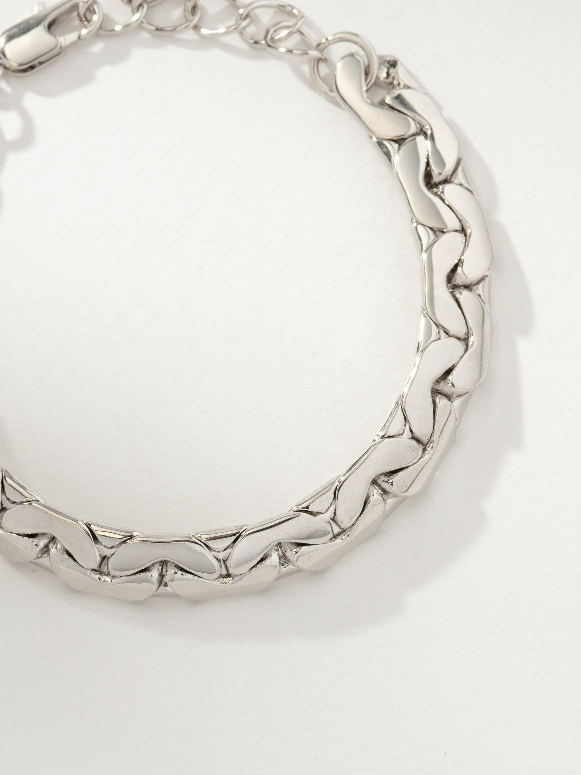 Eden Statement Chain Bracelet | Silver | Product Image | Uncommon James