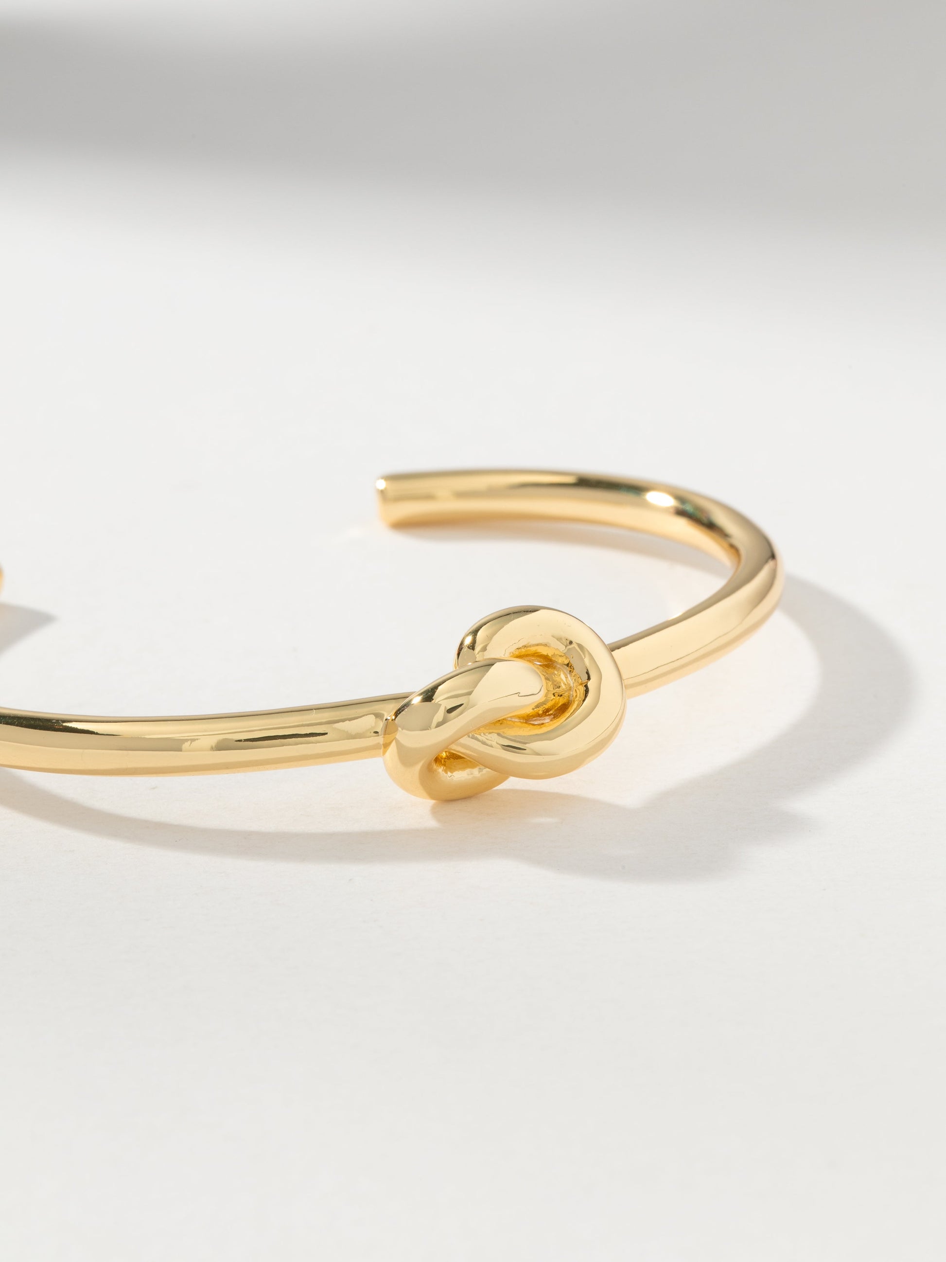 Forever Knot Cuff Bracelet | Gold | Product Image | Uncommon James