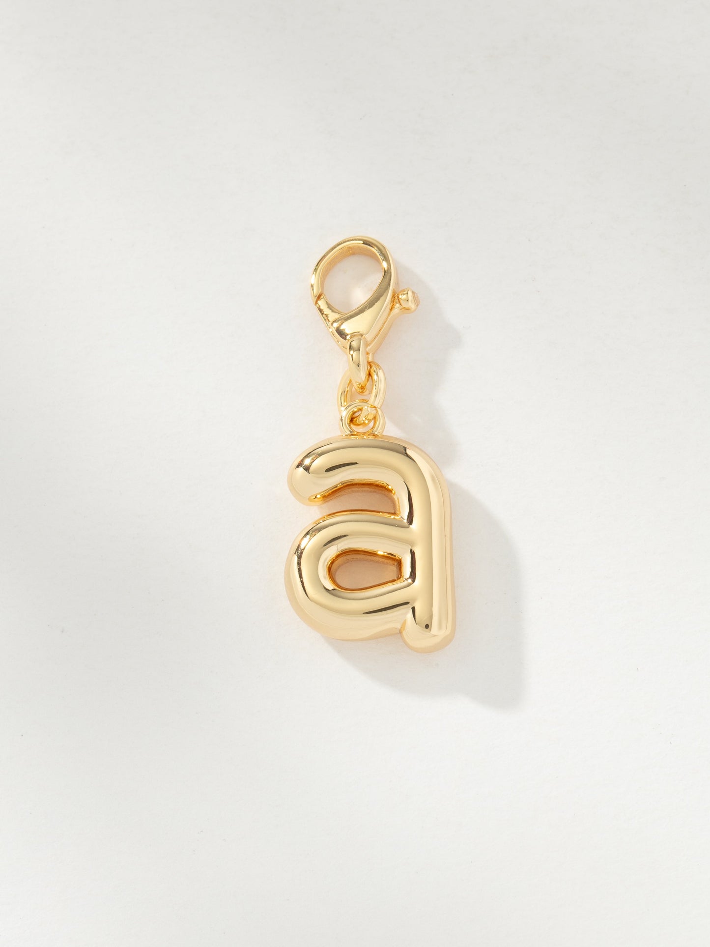 Bubble Letter Charm | Gold A | Product Image | Uncommon James