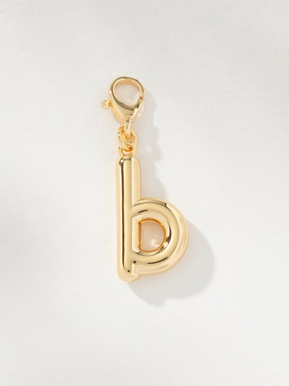 ["Bubble Letter Charm ", " Gold B ", " Product Image ", " Uncommon James"]